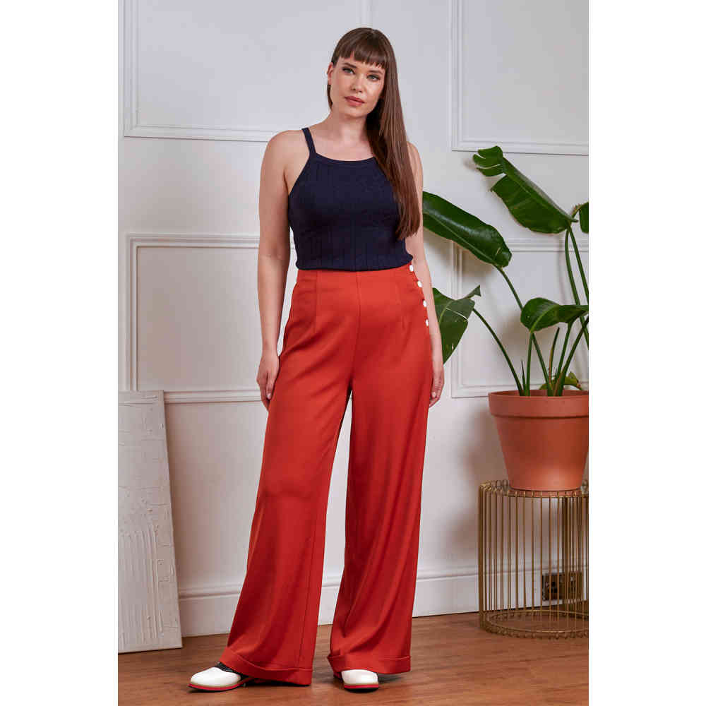Banned - Joy Knit Haut sans manches - Bleu foncé